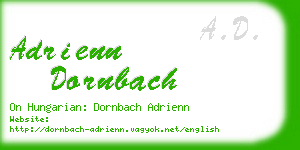 adrienn dornbach business card